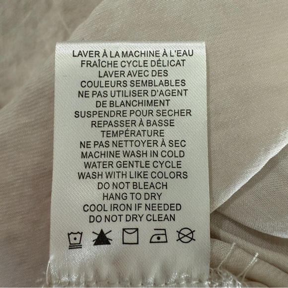 🌸 Rachel Zoe Embroidered Ruffle Sleeve Blouse – Size M - Picture 5 of 6